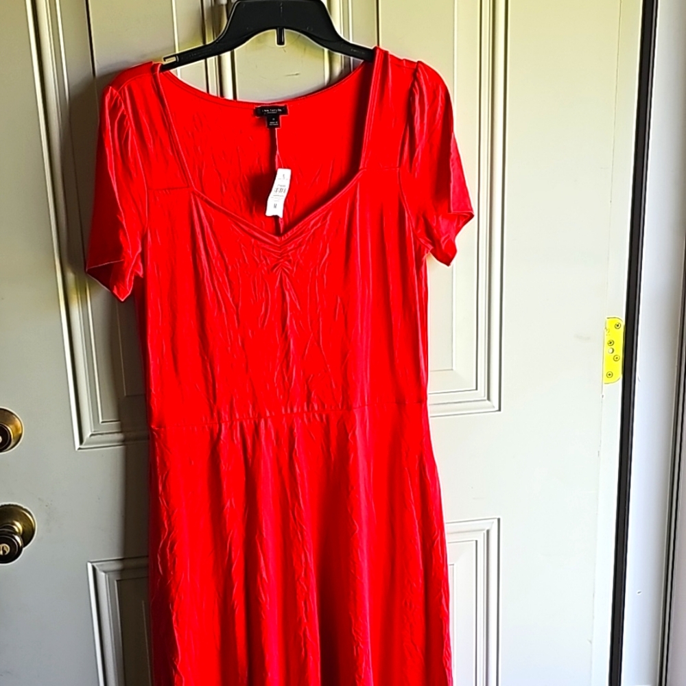 New Ann Taylor Dress Medium Red